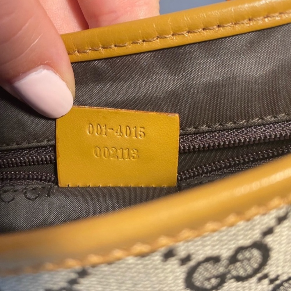 Gucci Jackie O 1961 hobo bag GG purse vintage monogram shoulder bag chain strap - Picture 5 of 17